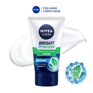 Sữa rửa mặt Nivea Men Acne giúp da sạch sâu, giảm mụn (100g)