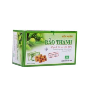 Viên ngậm Bảo Thanh trị ho, bổ phế, hóa đờm ( vỉ 5 viên )