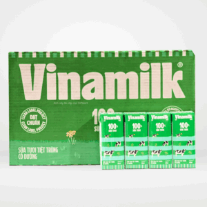 Sữa tươi Vinamilk có đường 100% (thùng 48 hộp x 180ml)