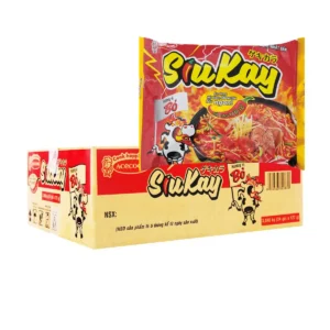 Mì Siu Kay vị bò (thùng 24 gói x 127g)