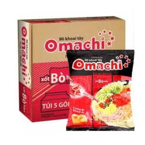 mì khoai tây Omachi xốt bò hầm 80g Thùng 30 Gói