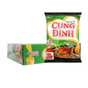 mì khoai tây Cung Đình lẩu tôm chua cay 80g Thùng 30 Gói